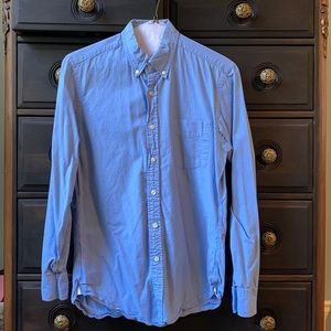 J Crew Men’s Blue Oxford Size M